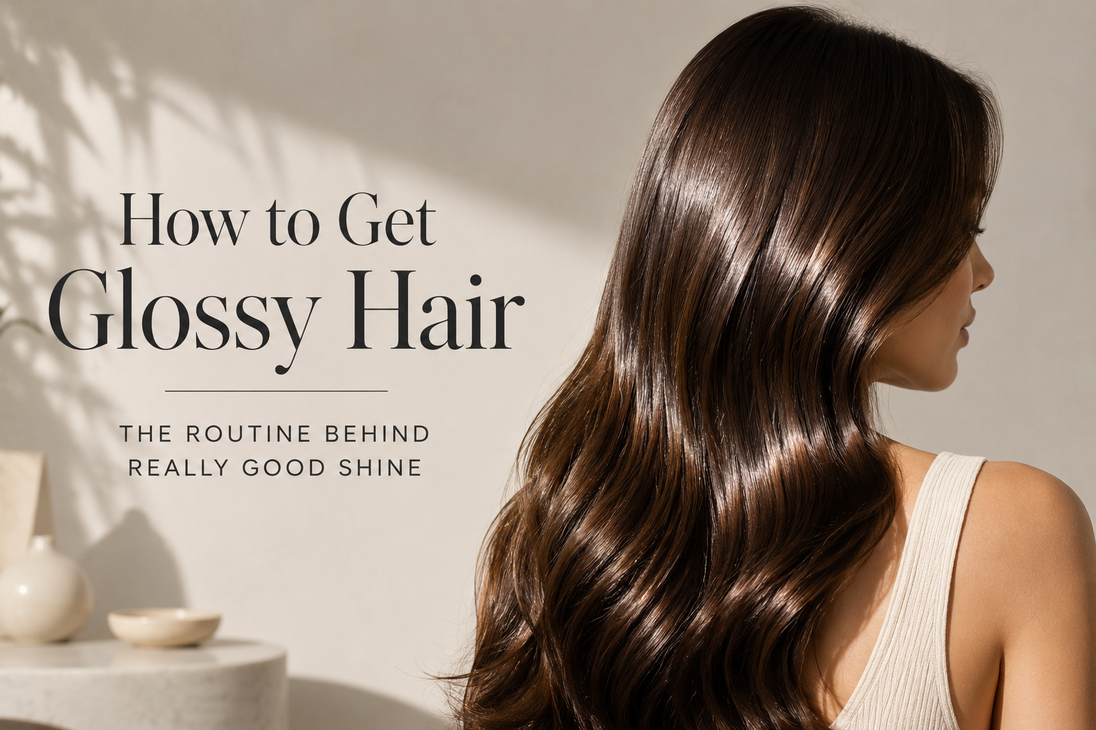 How to Get Glossy Hair: The Routine Behind Really Good Shine