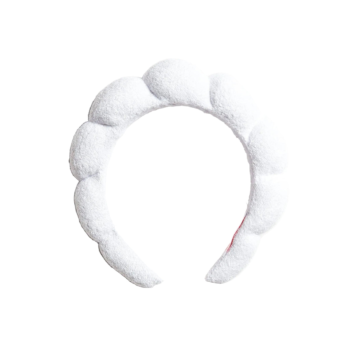 White headband on a white background