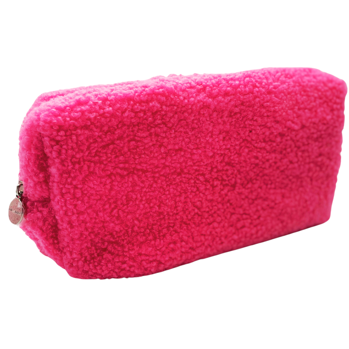 Pink Boucle Travel Bag