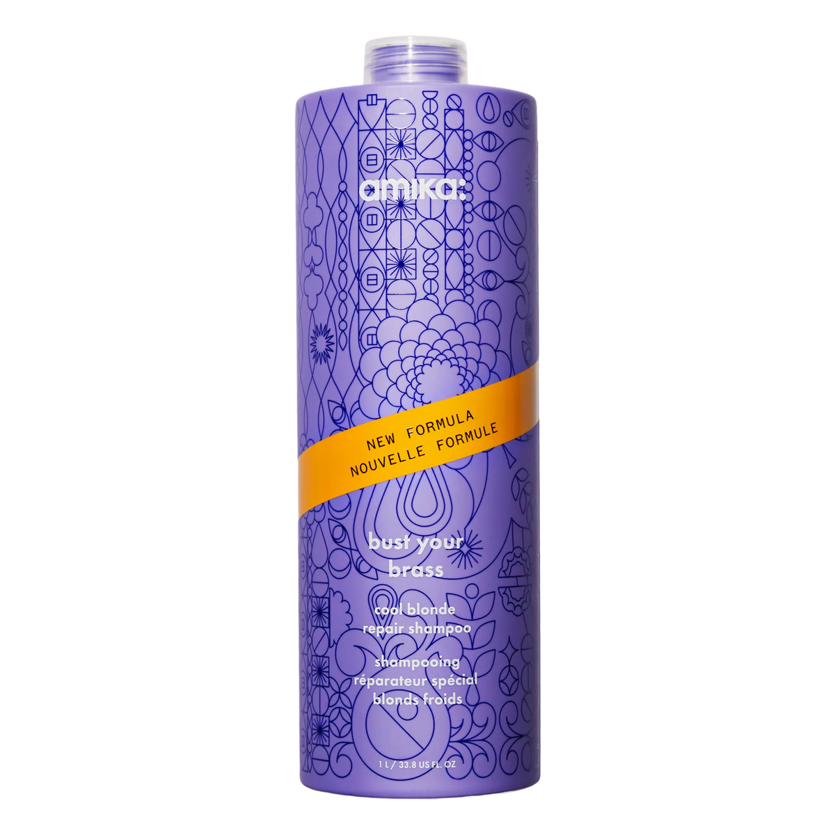 amika Bust Your Brass Cool Blonde Repair Shampoo