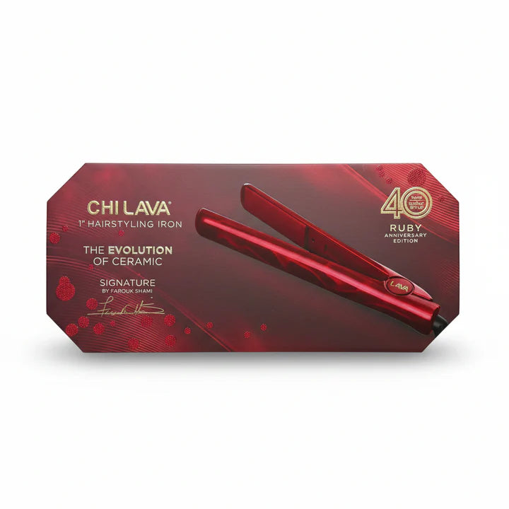 CHI LAVA Ruby Anniversary Edition 1 Inch Hairstyling Iron