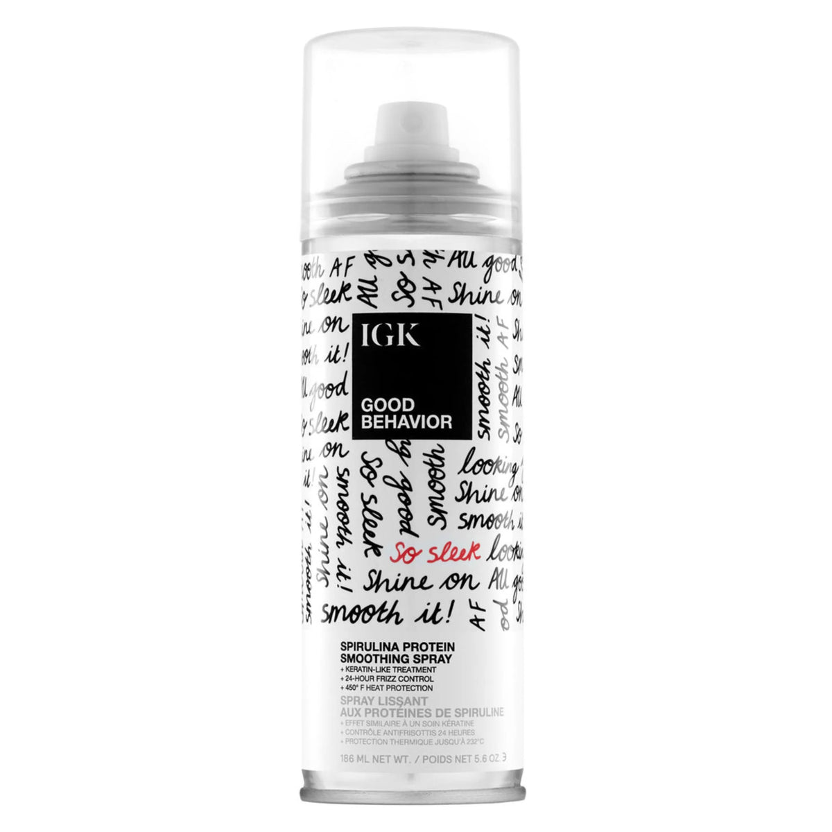 IGK Good Behaviour Spirulina Protein Smoothing Spray