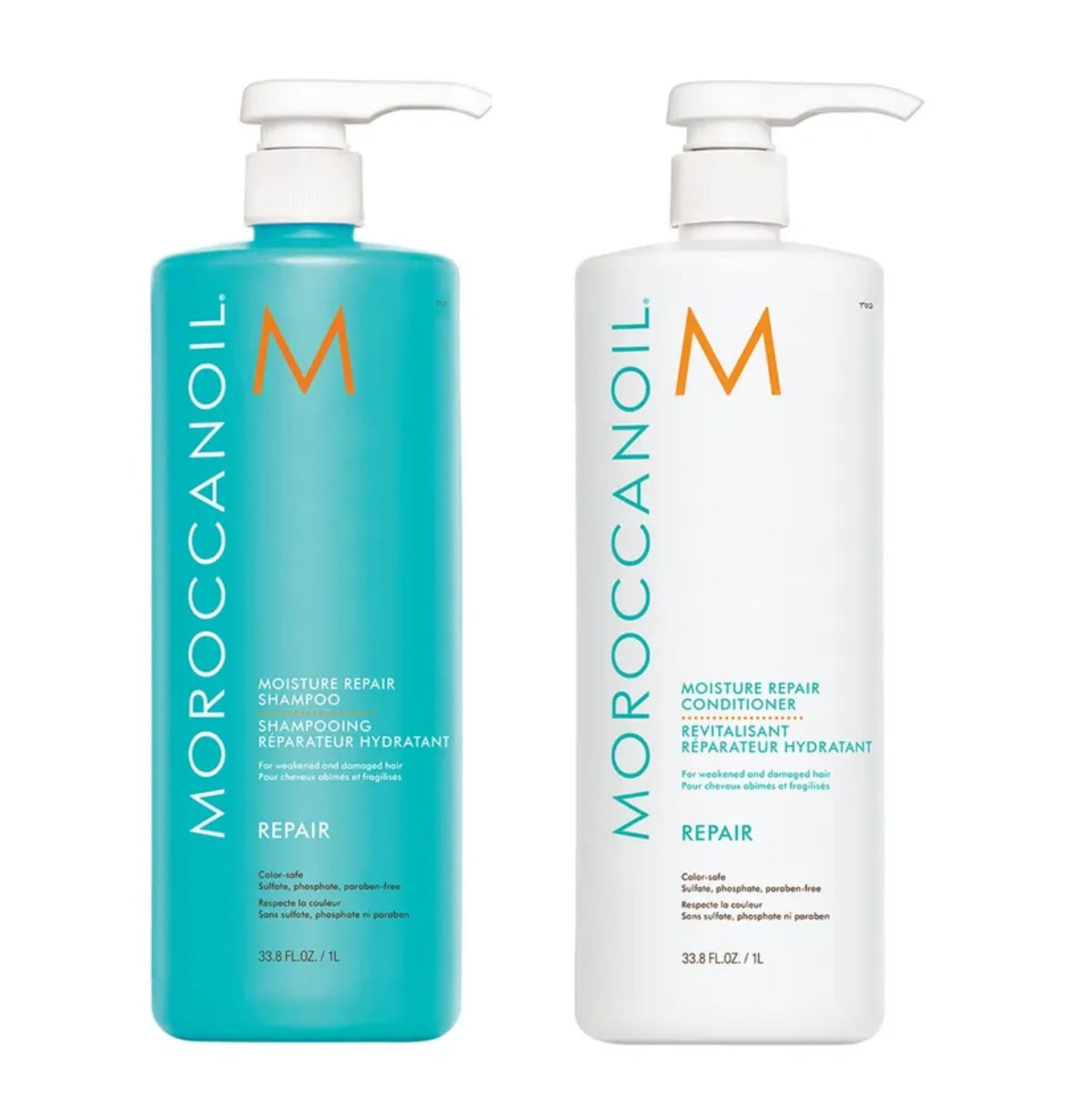 Moroccanoil Moisture Repair Duo 1L - Shampoo & Conditioner