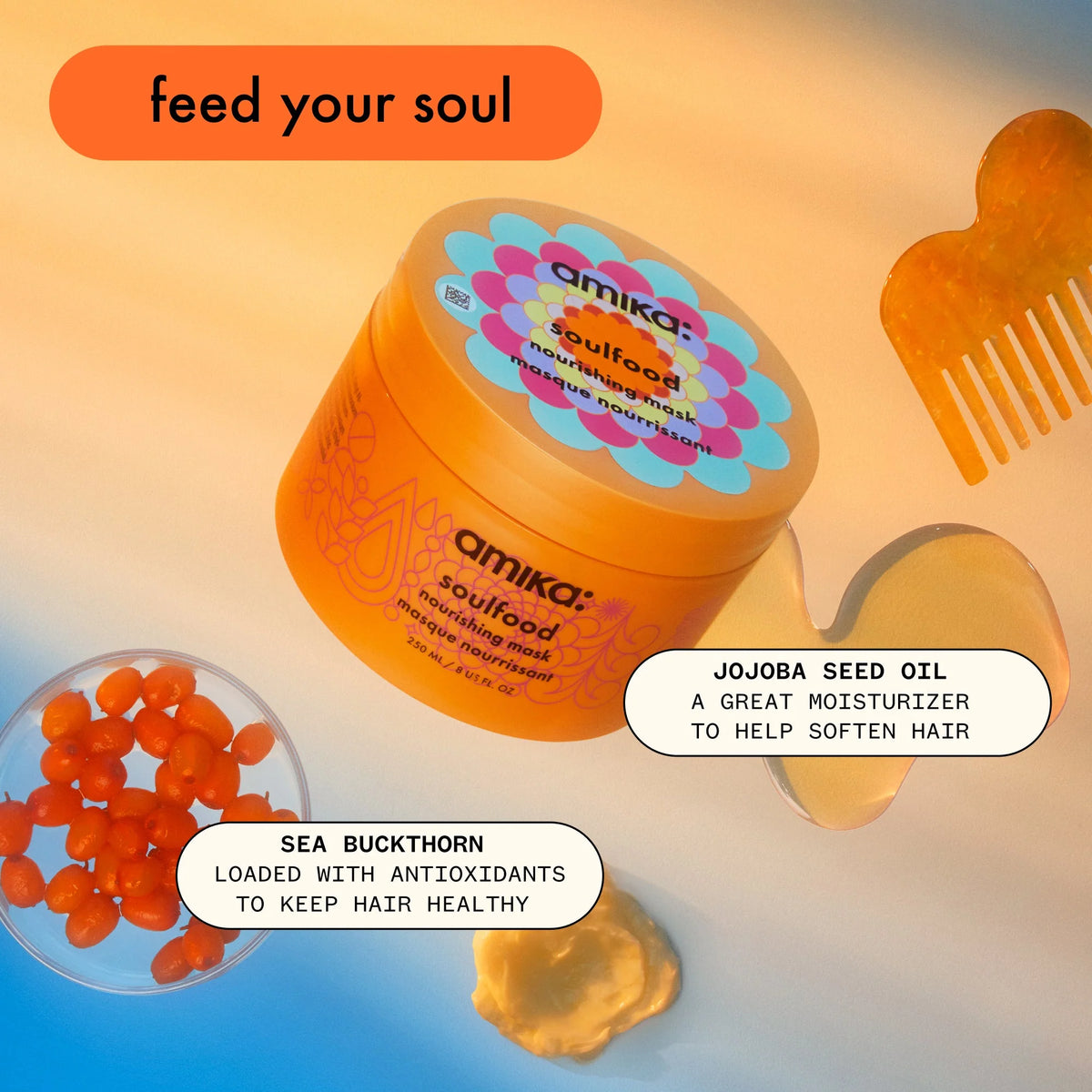 amika soulfood nourishing mask - Deep Conditioner for Dry Hair