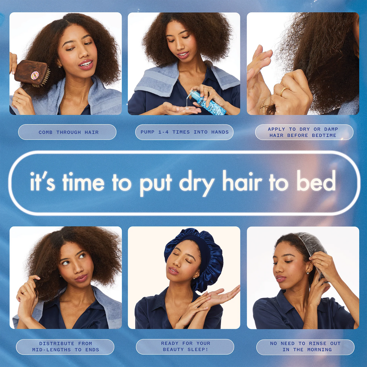 amika dream routine overnight hydration treatment - Hyaluronic Acid Hair Mask