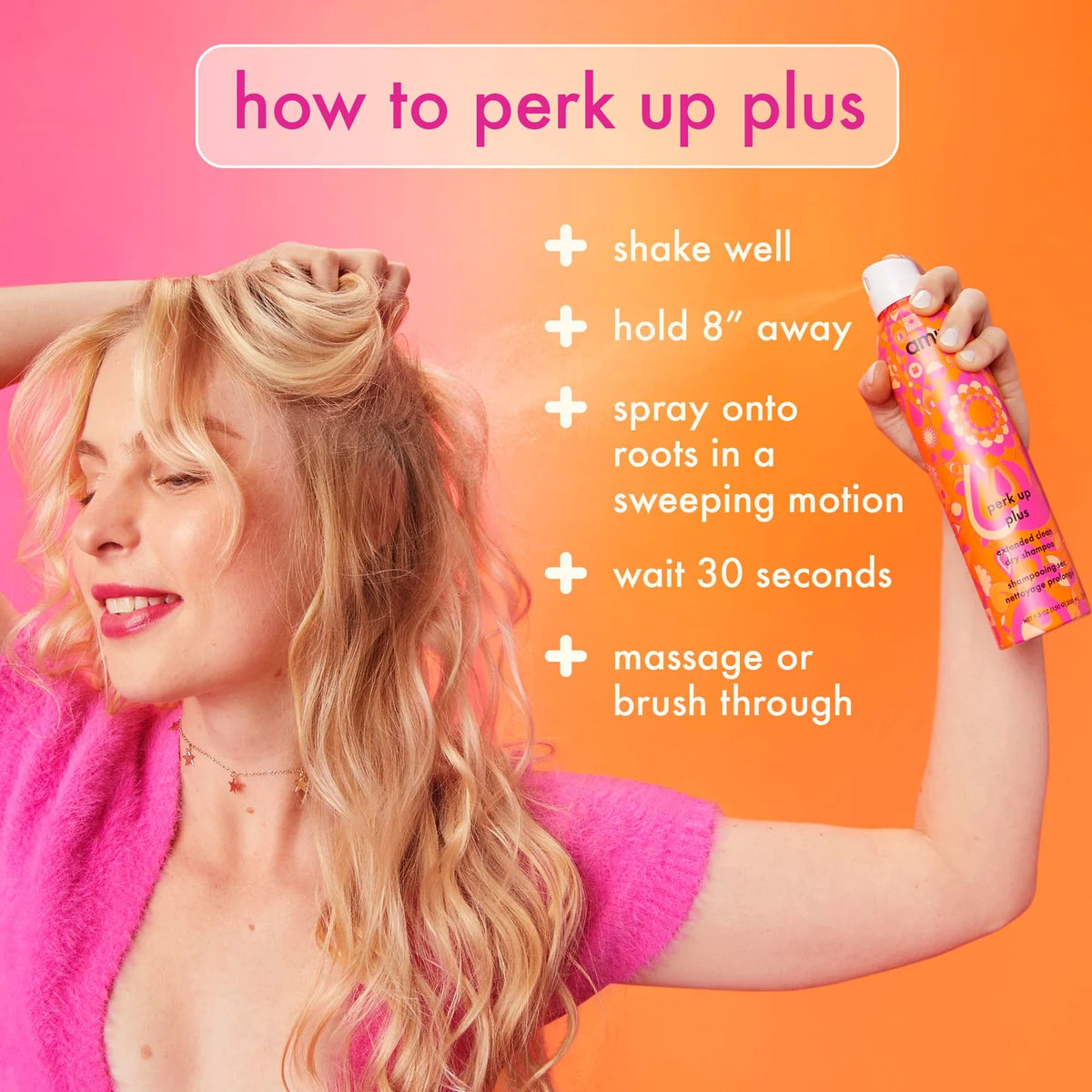 amika Perk Up Plus Extended Clean Dry Shampoo