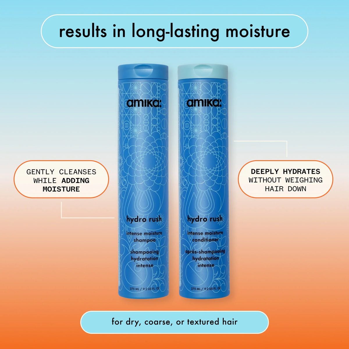 amika: hydro rush intense moisture conditioner - Hyaluronic Acid Hair Conditioner