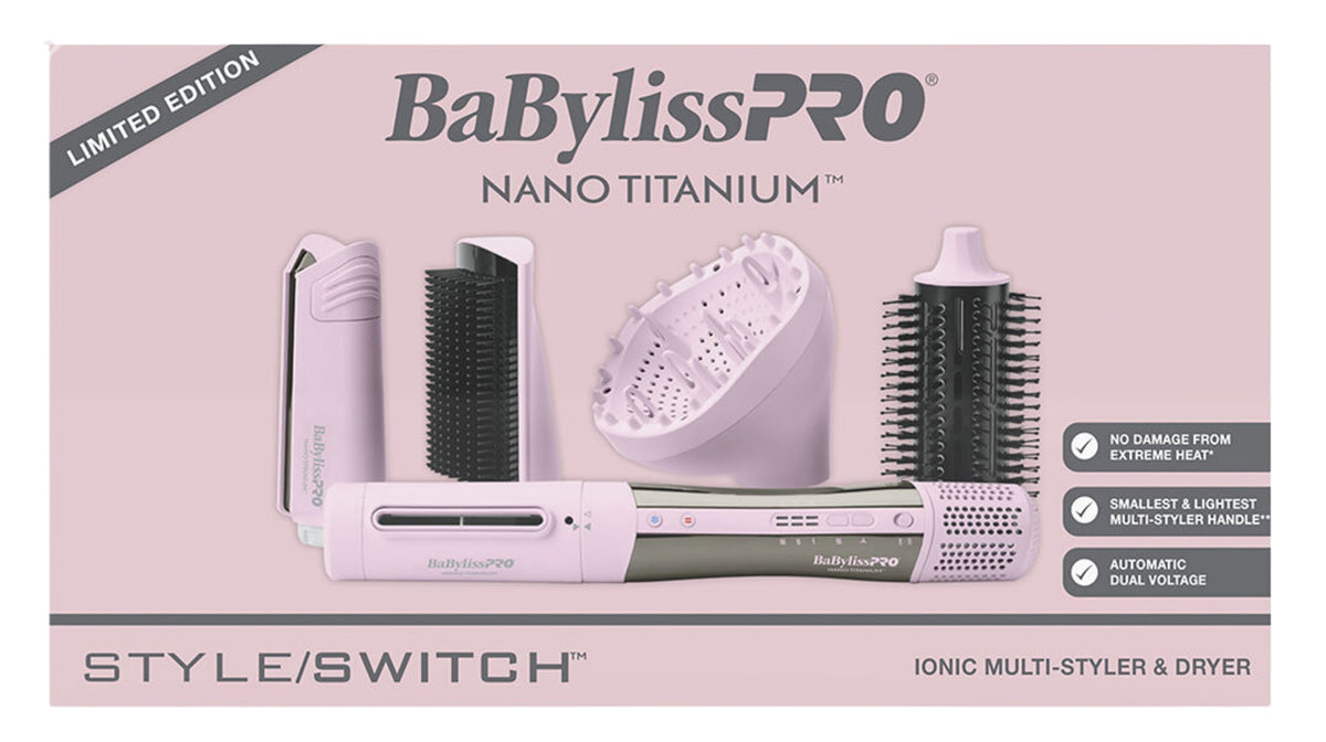 BaBylissPRO® Nano Titanium™ Limited Edition Style/Switch Ionic Multi-Styler & Dryer