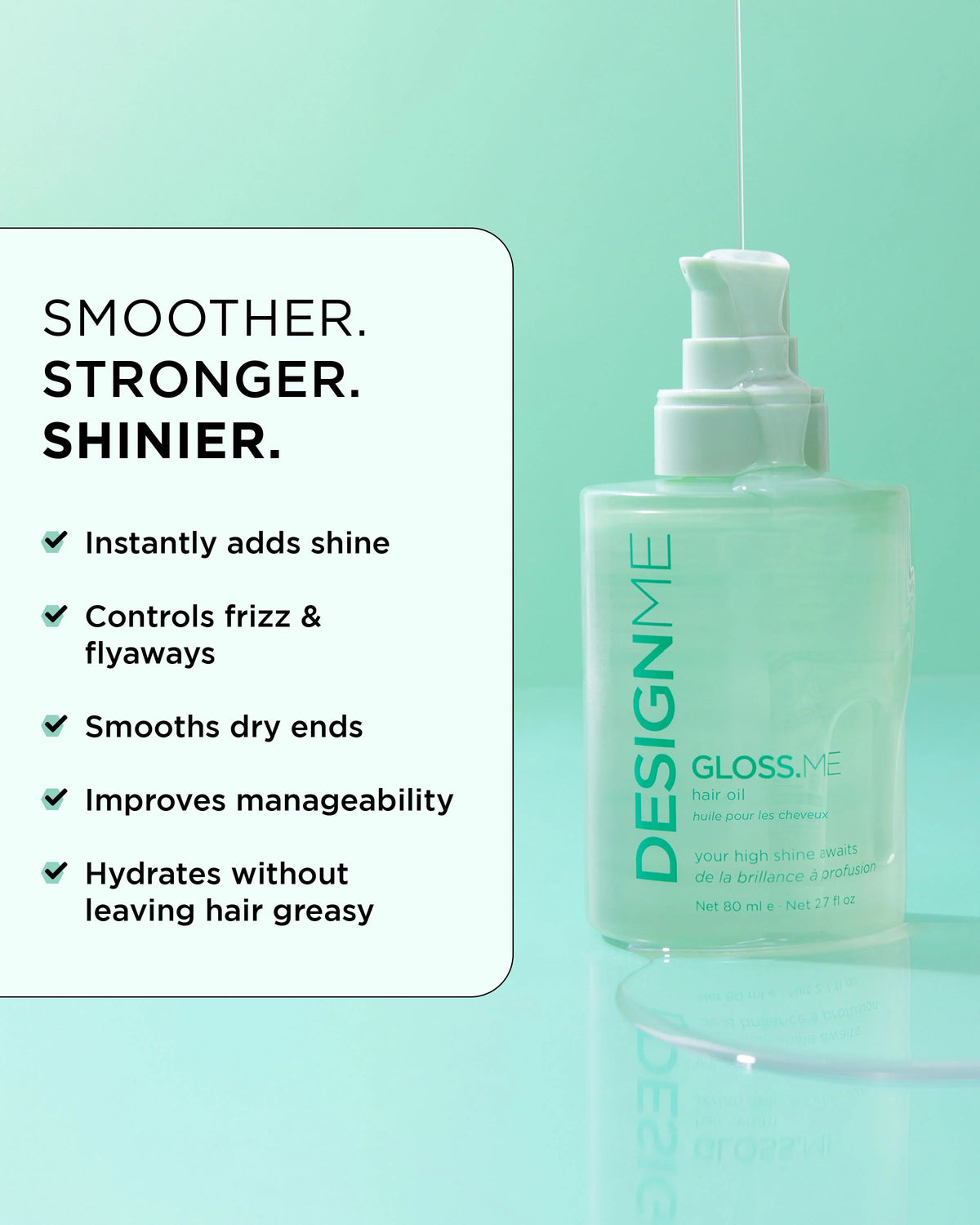 DESIGNME GLOSS.ME Hair Oil: The Weightless Shine Serum for Glass Hair