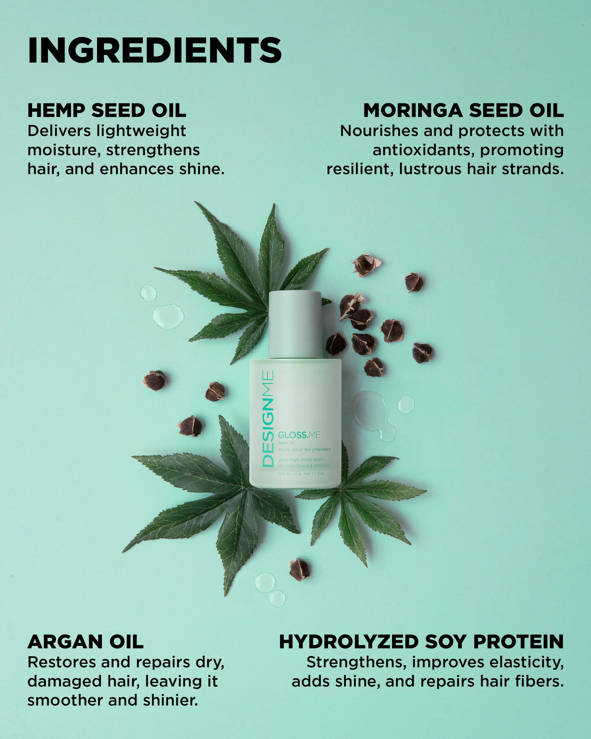DESIGNME GLOSS.ME Hair Oil: The Weightless Shine Serum for Glass Hair