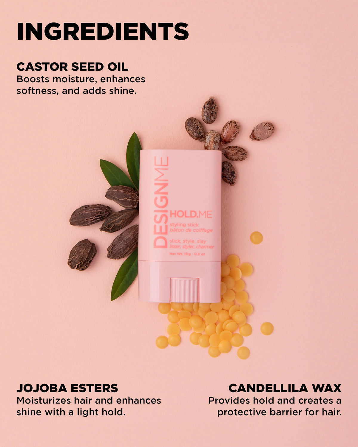 DESIGNME HOLD.ME Styling Stick: The Ultimate Mess-Free Slick Back Wax