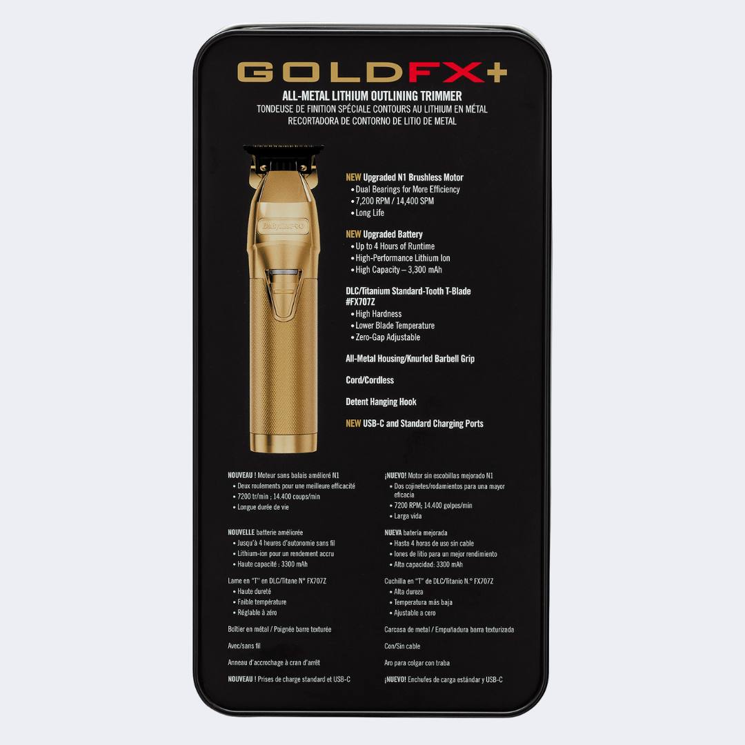 BabylissPro GOLDFX+ Skeleton Metal Lithium Trimmer