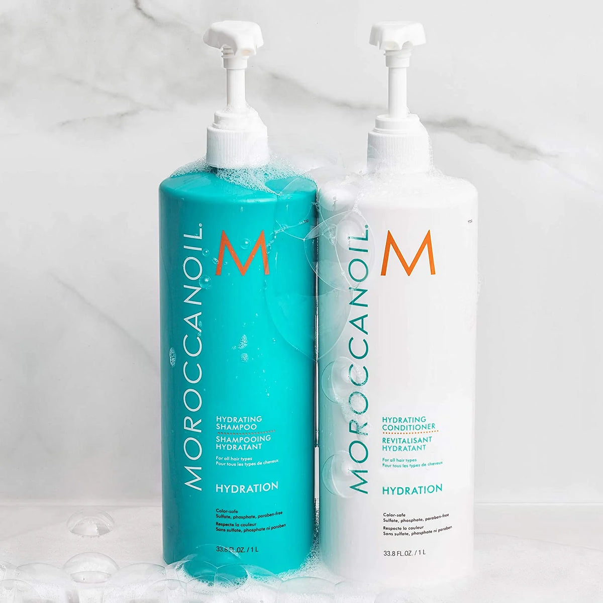 MOROCCANOIL Hydrate Shampoo & Conditioner Litre Duo