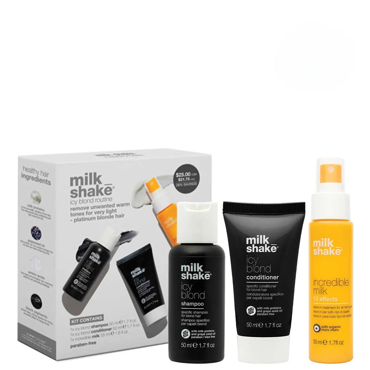 milk_shake Icy Blond Mini Trio