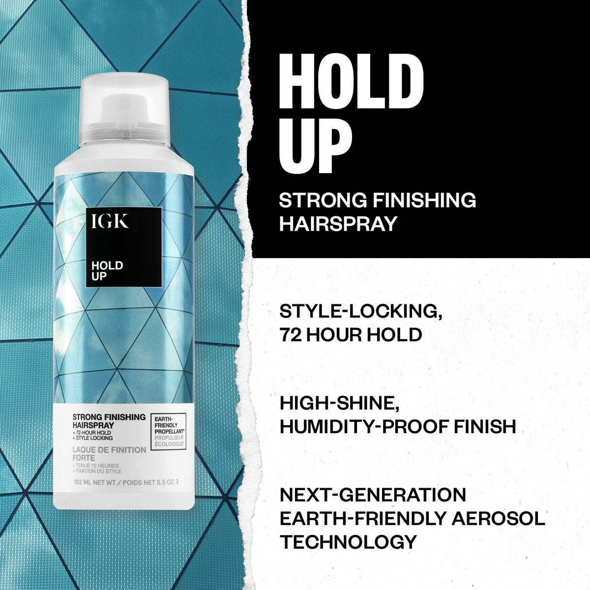 IGK Hold Up Strong Finishing Hairspray