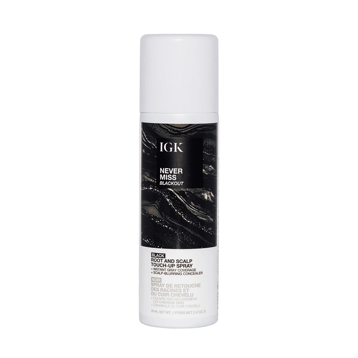 IGK Never Miss Root & Scalp Touch Up Spray Black