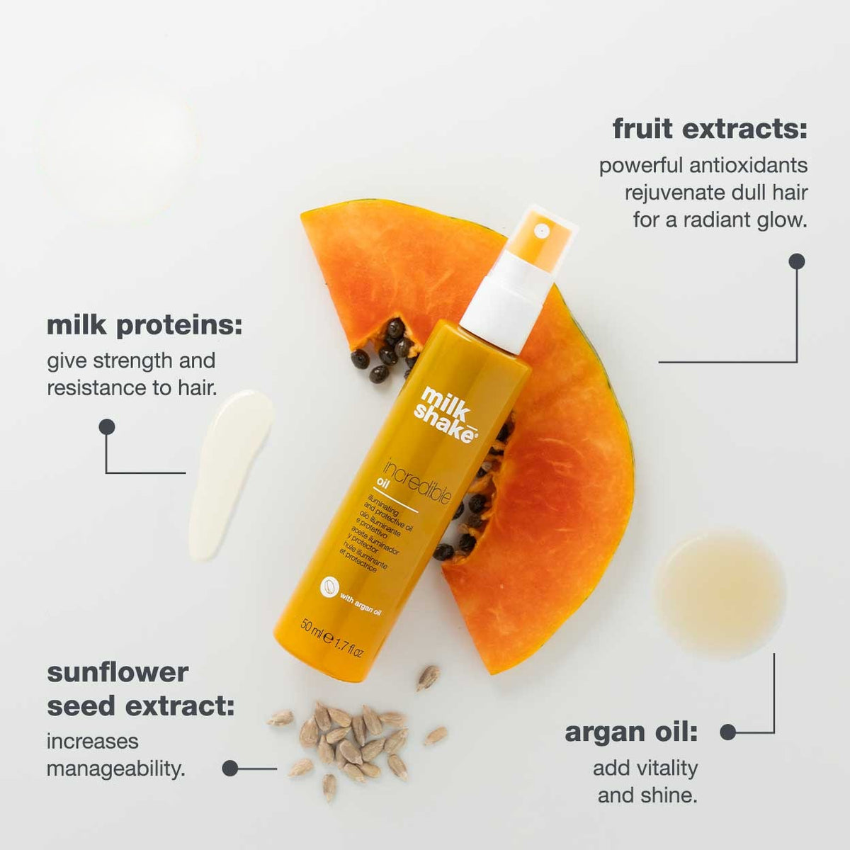 milk_shake Incredible Oil – Lightweight Nourishing Hair Oil
