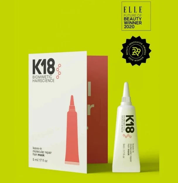 K18 leave-in molecular repair hair mask mini