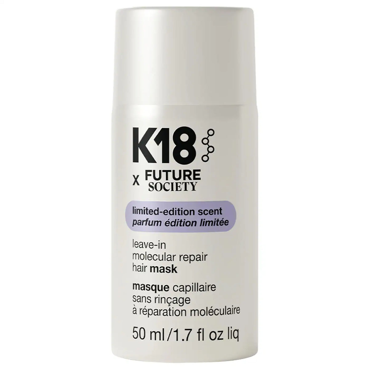 K18 x Future Society leave-in molecular hair mask