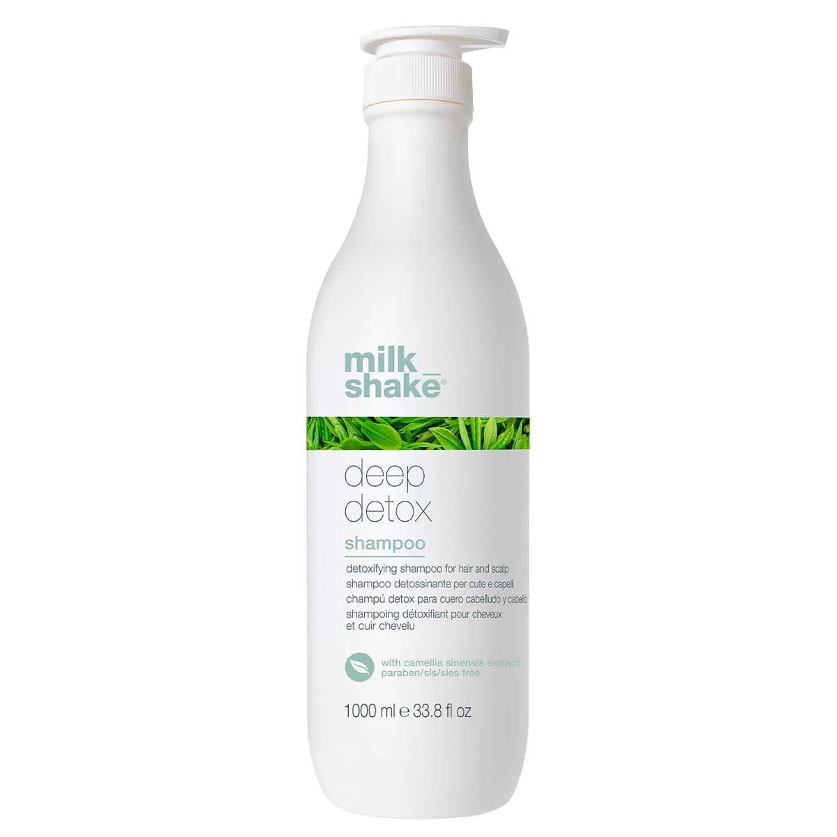 milk_shake deep detox shampoo 1 Litre size - detoxifying shampoo for scalp & hair.