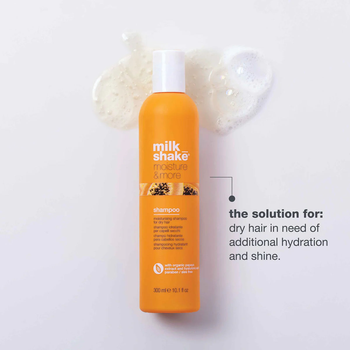 milk_shake Moisture & More Shampoo – Hydrating Shampoo for Dry Hair