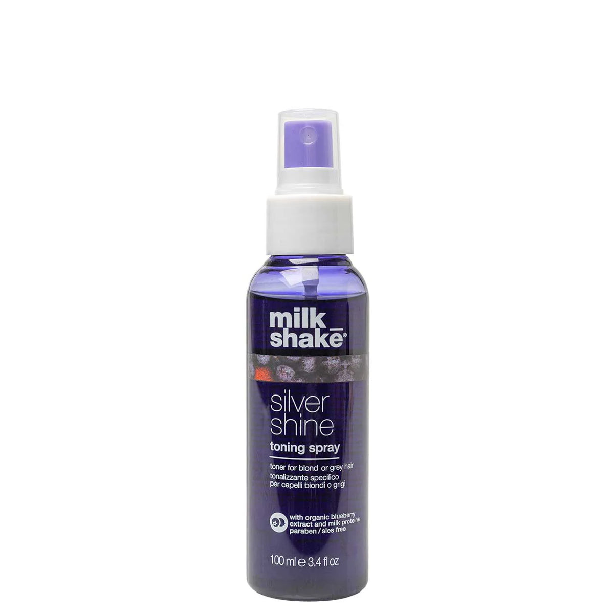 milk_shake Silver Shine Toning Spray – Leave-In Toner for Blonde & Grey Hair