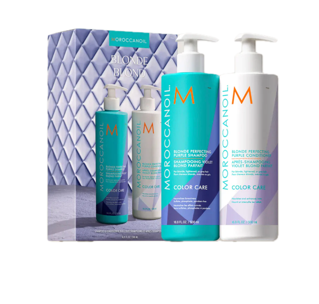 MOROCCANOIL Perfecting Blonde Shampoo and Conditioner Duo