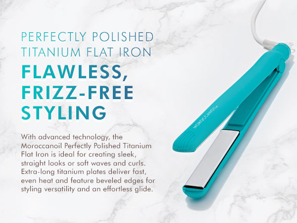 MOROCCANOIL Perfectly Polished Titanium Flat Iron