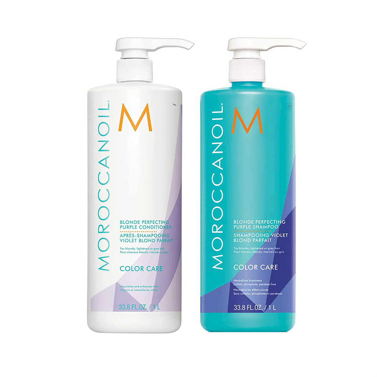MOROCCANOIL Blonde Perfecting Litre Duo