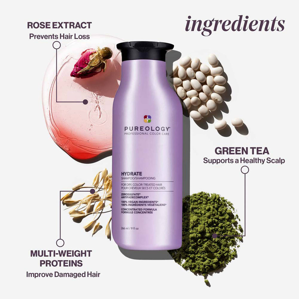 Pureology Hydrate Kit – Shampoo, Conditioner & Color Fanatic Leave-In