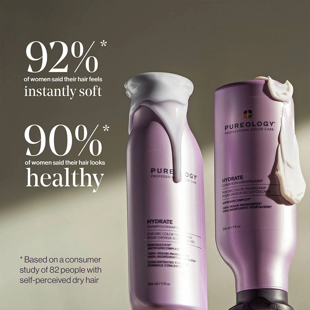 Pureology Hydrate Kit – Shampoo, Conditioner & Color Fanatic Leave-In