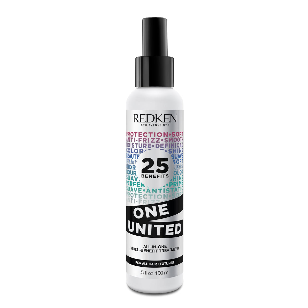 Redken hair product bottle on a white background