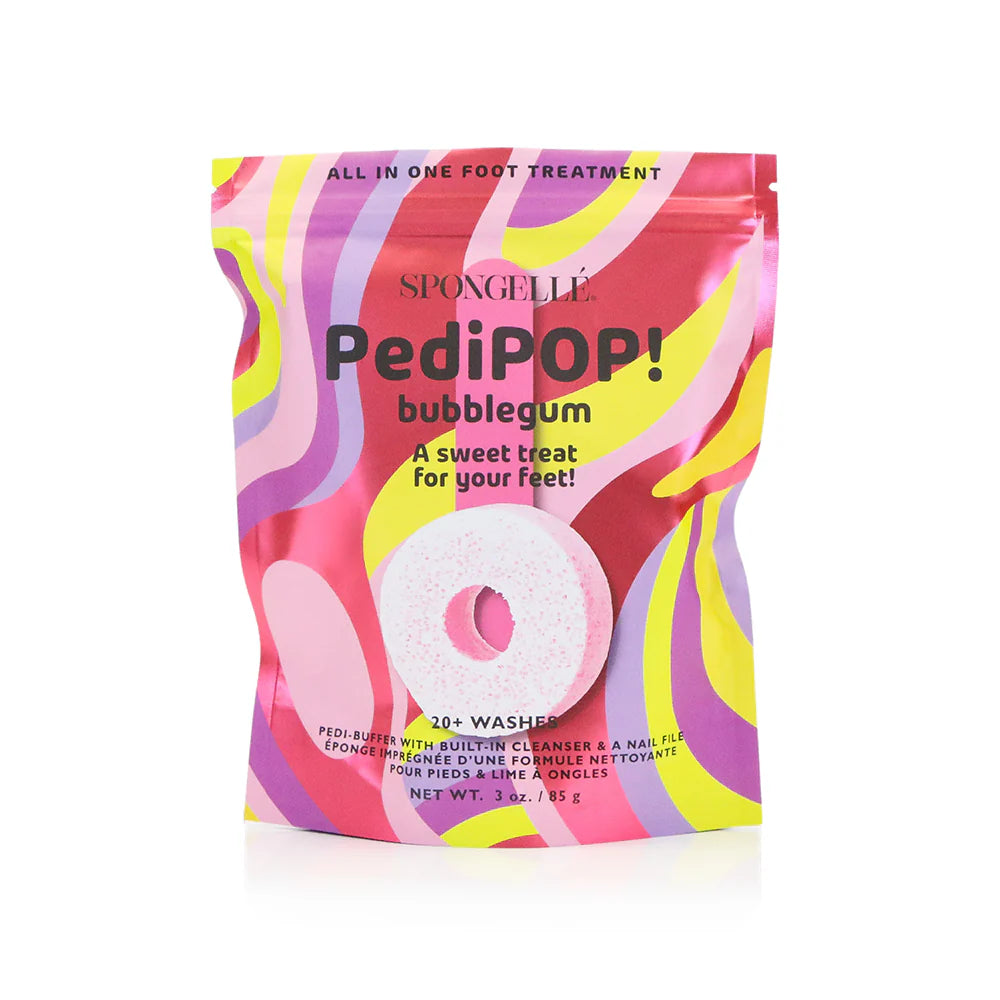 Spongellé Bubblegum - PediPOP! Pedi Buffer & Nail File