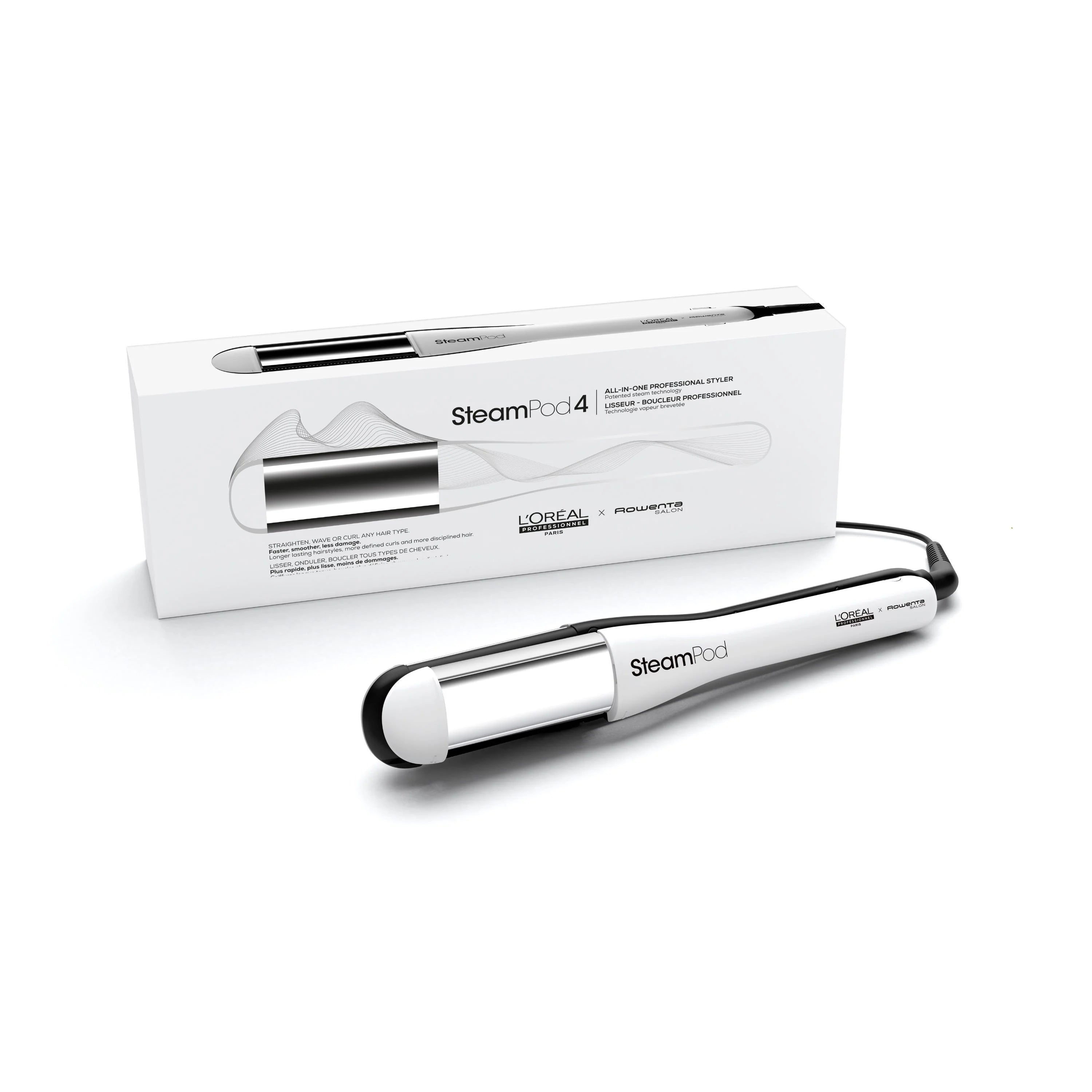 L'OREAL Steampod スチームストレートヘアアイロン L'ORÉAL PROFESSIONNEL Steampod 4.0