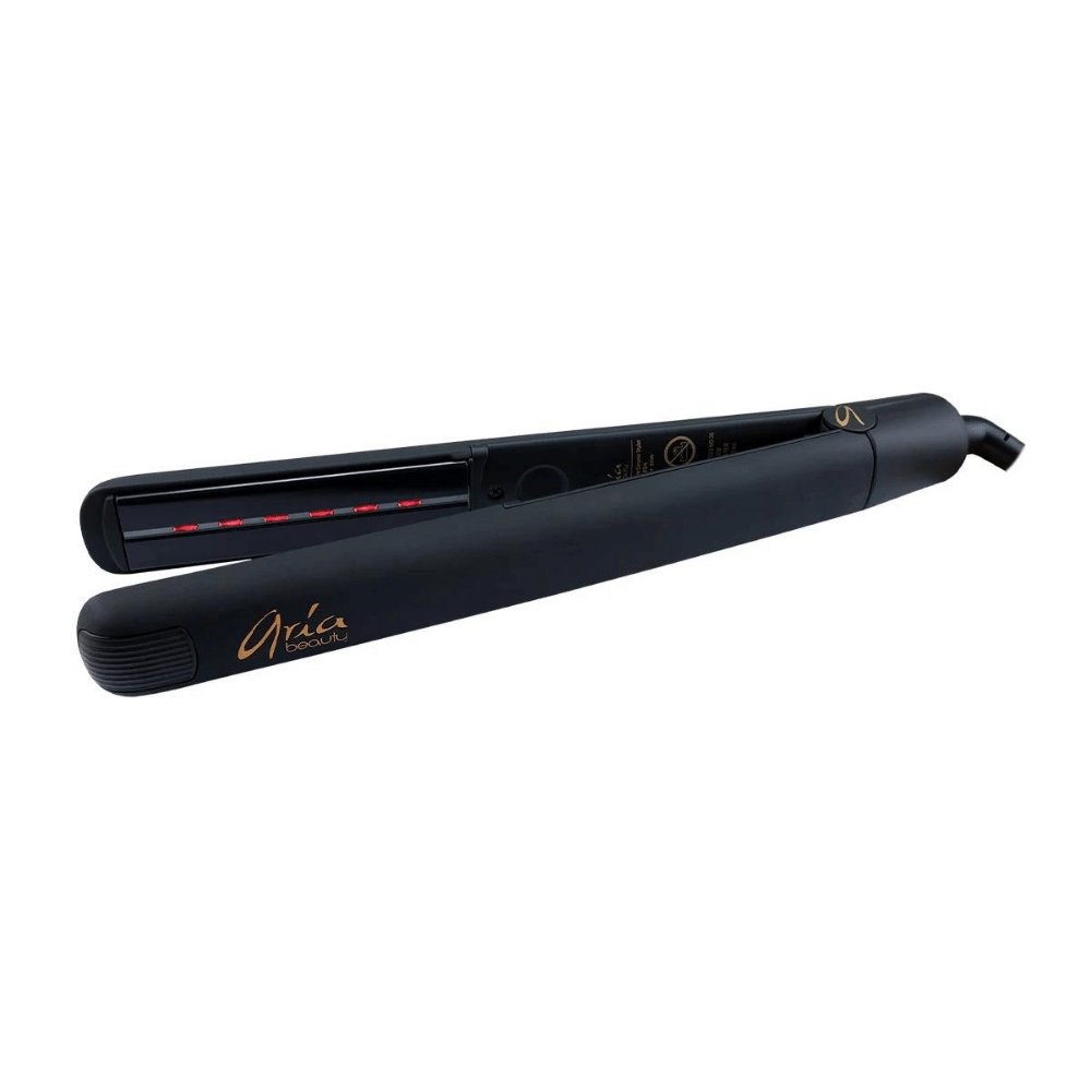 Aria Beauty Infrared Ceramic Straightener 1" Inch Black - Blend Box