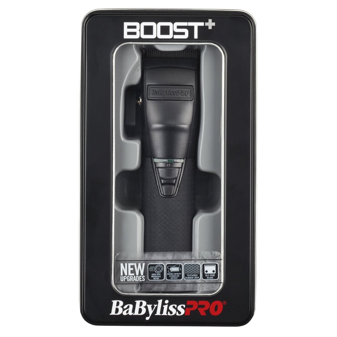 BabylissPRO Matte Black Boost+ Clipper - Blend Box