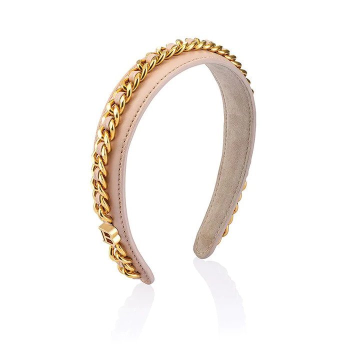 Balmain Paris- Leather Chain Headband Ltd Edition - Blend Box