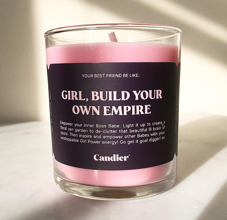 Build Your Empire Candle