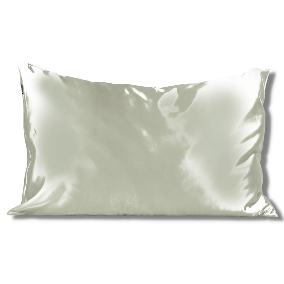 KITSCH Standard Satin Pillowcase Sage - Blend Box