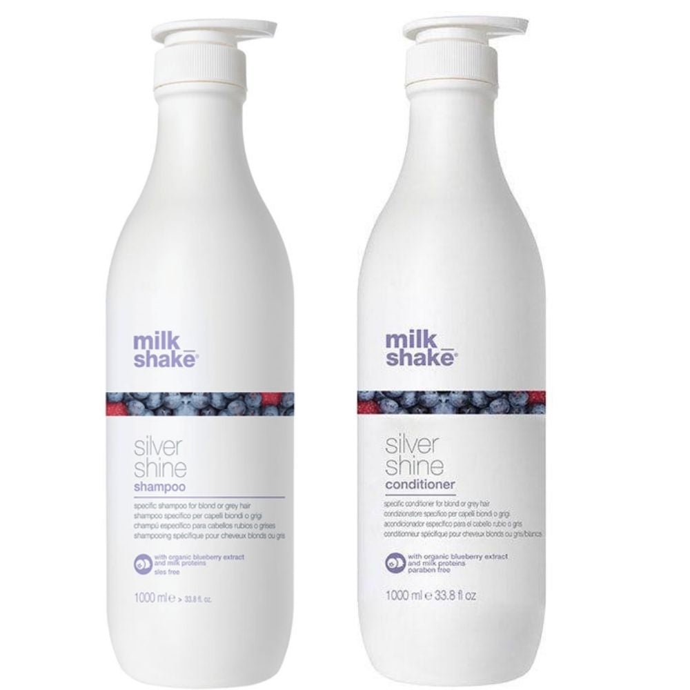 milk_shake Silver Shine Shampoo & Conditioner Litre Duo - Blend Box