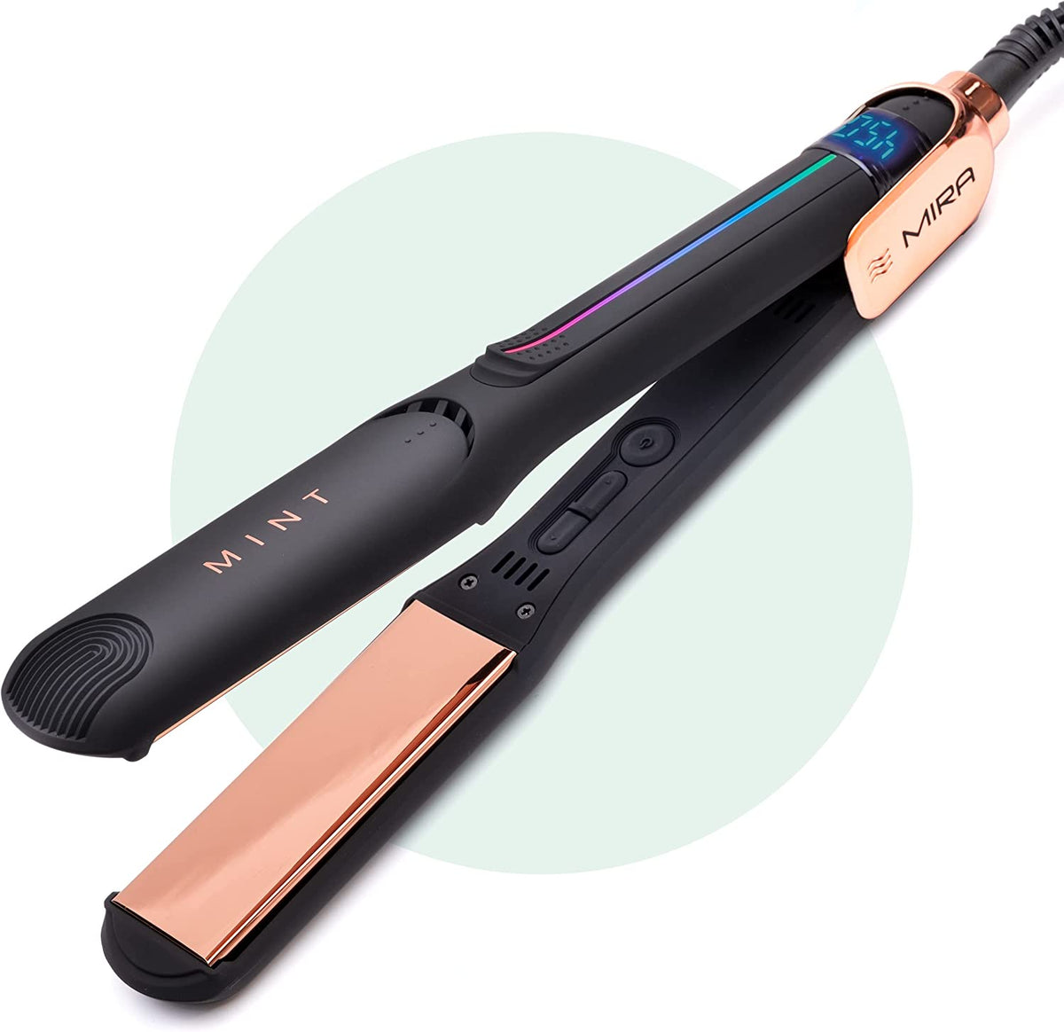 Mint Mira Titanium Flat Iron 1.25" - Blend Box