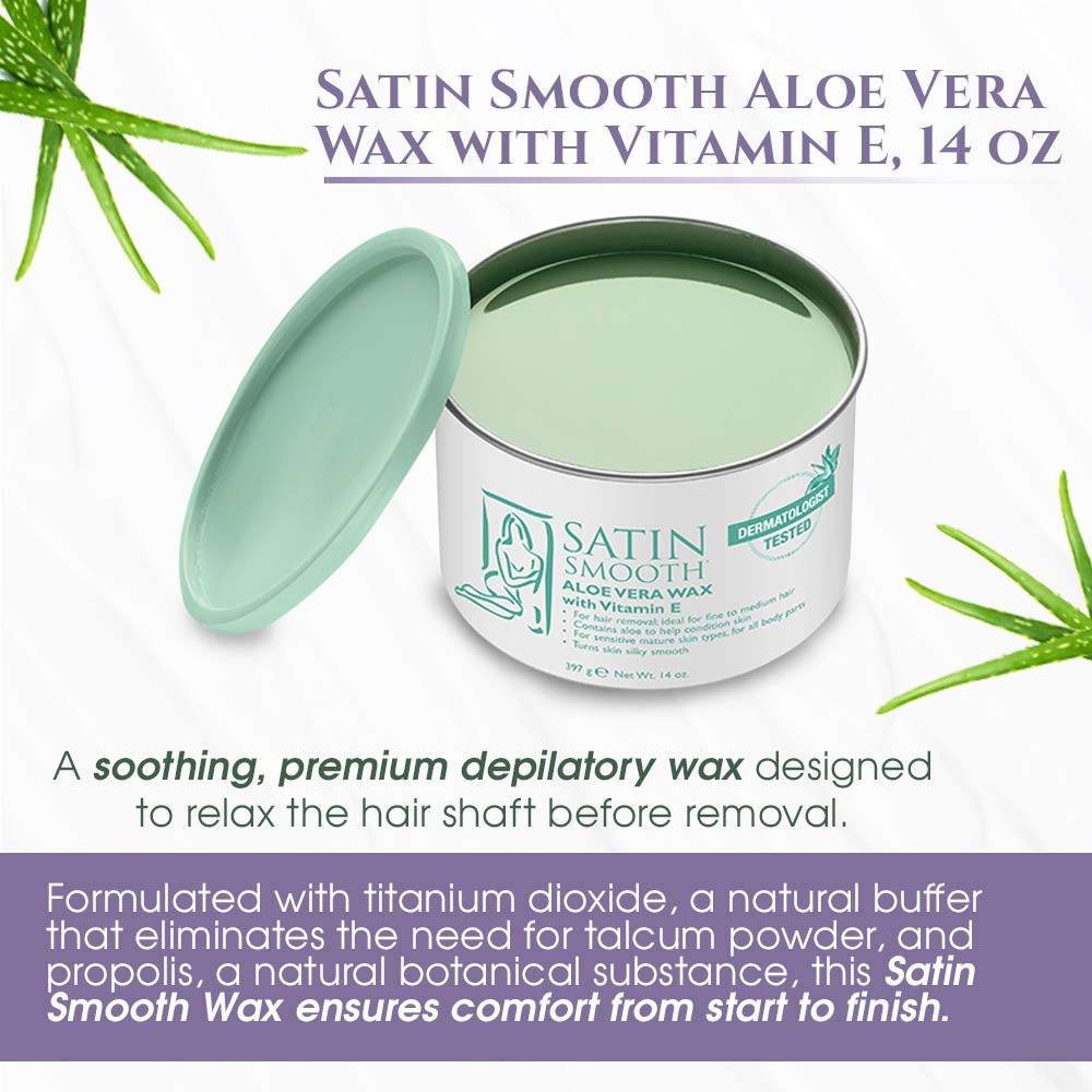 Satin Smooth Aloe Vera Cream Wax - Blend Box