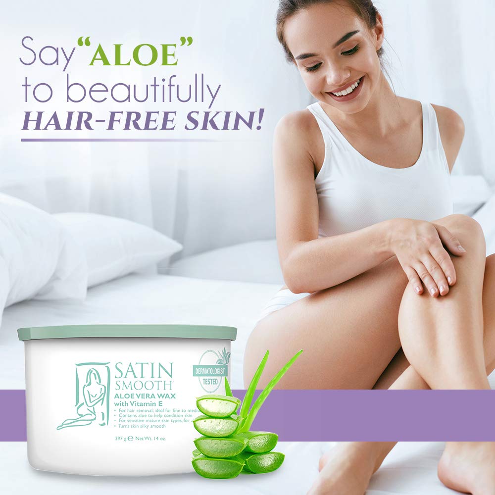 Satin Smooth Aloe Vera Cream Wax - Blend Box