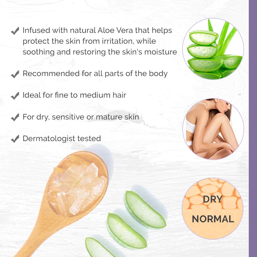 Satin Smooth Aloe Vera Cream Wax - Blend Box