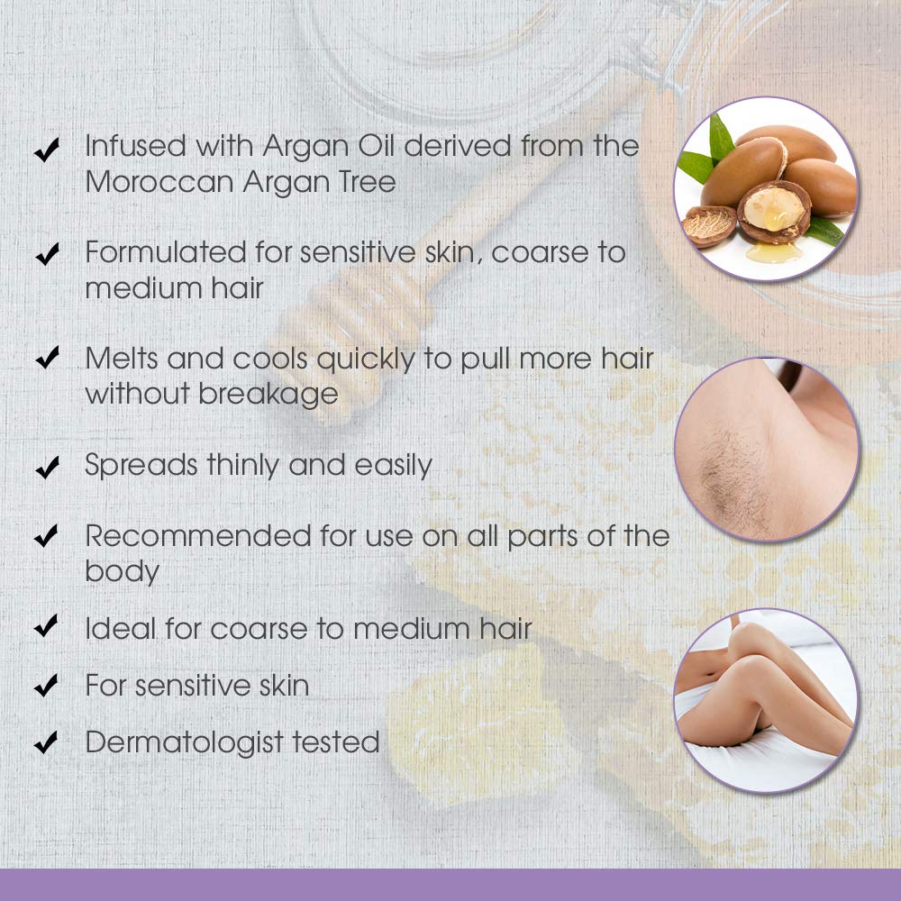 Satin Smooth Honey Wax With Argan Oil - Blend Box