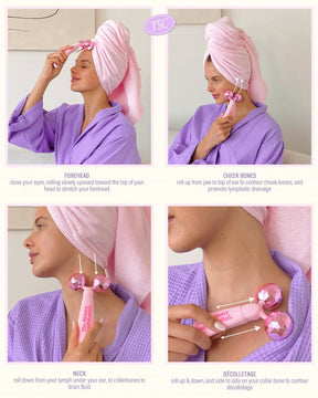 Skinny Confidential Pink Balls Face Massager - Blend Box