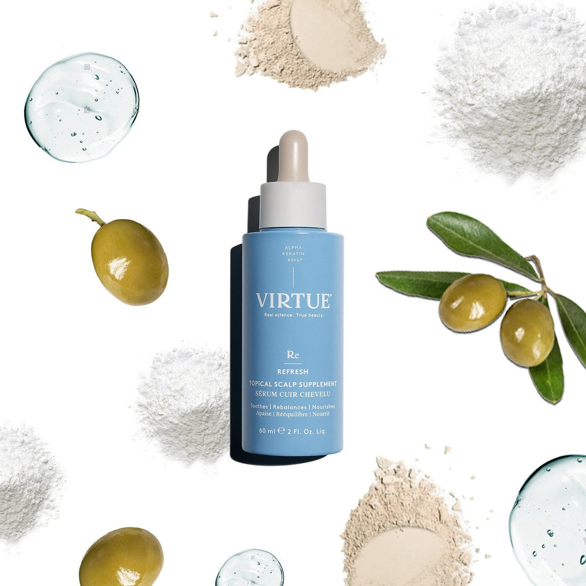 Virtue Soothing Hyaluronic Acid Topical Scalp Supplement - Blend Box