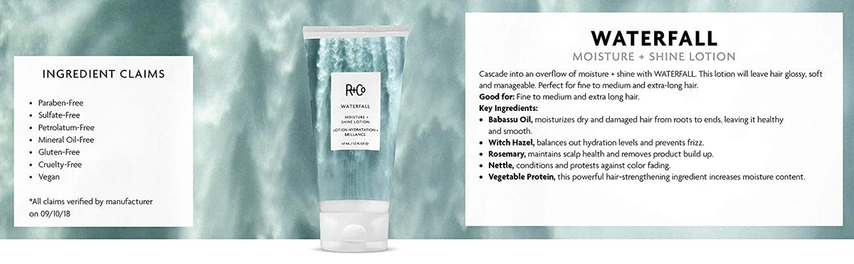 WATERFALL Moisture + Shine Lotion - Blend Box