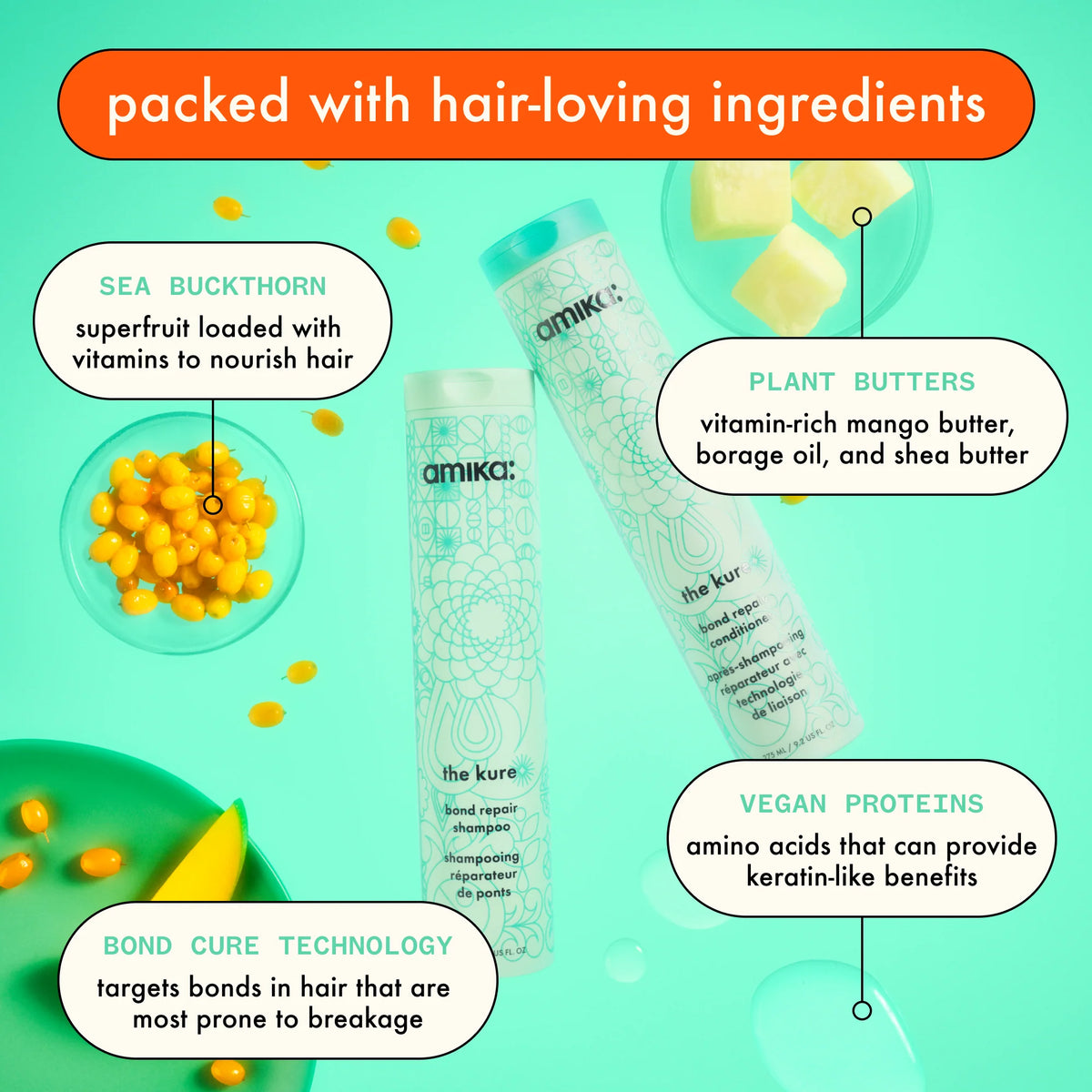 amika the kure strength repair conditioner - Bond Repair for Damaged Hair