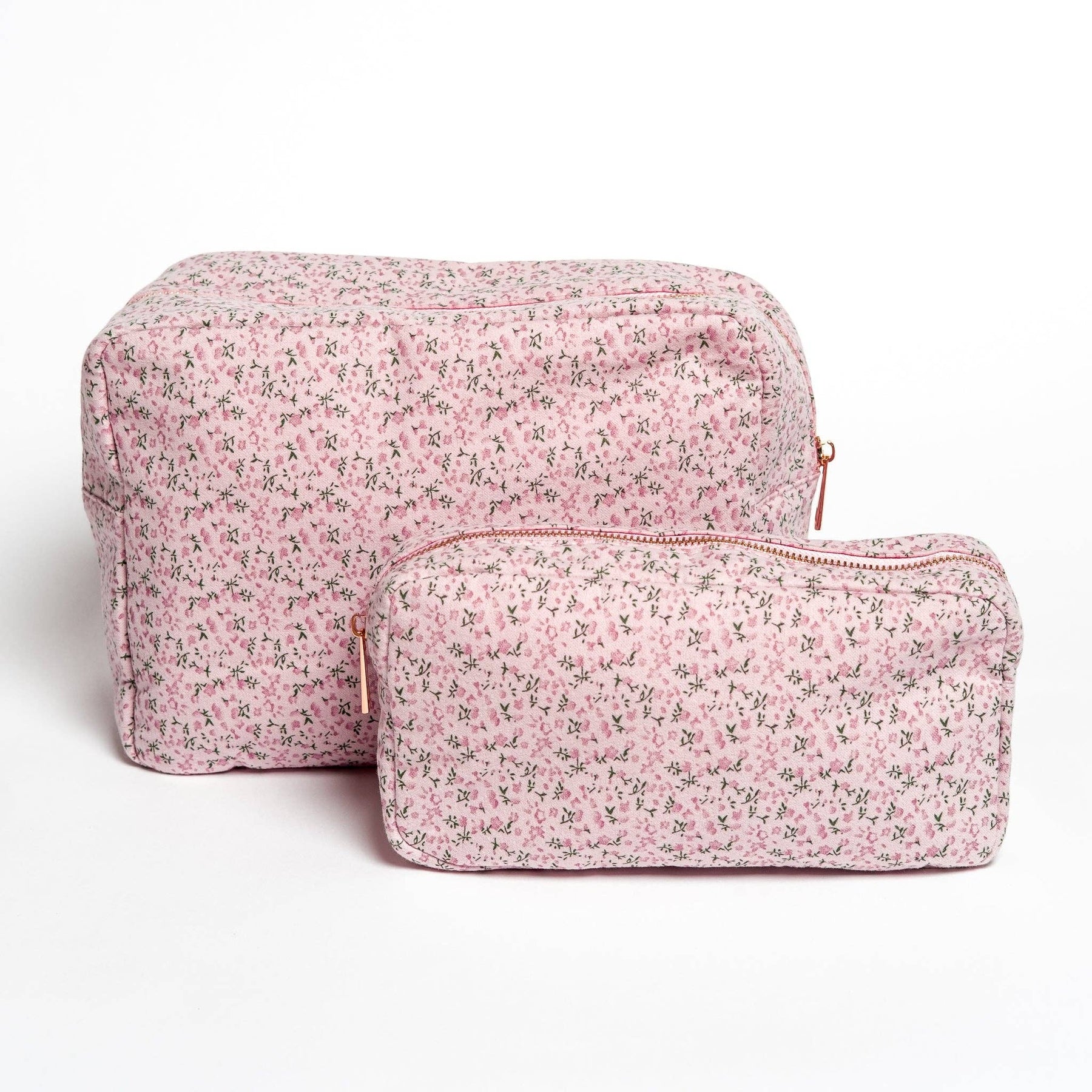 GRWM Ditsy Floral Cosmetic Bag Large